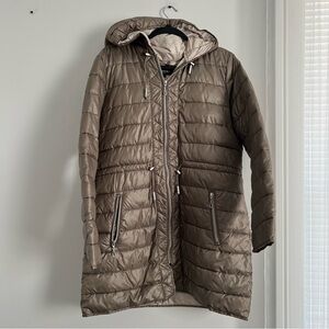 Kenneth Cole Taupe Puffer Jacket